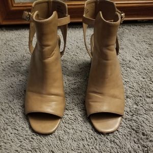 Tan booties